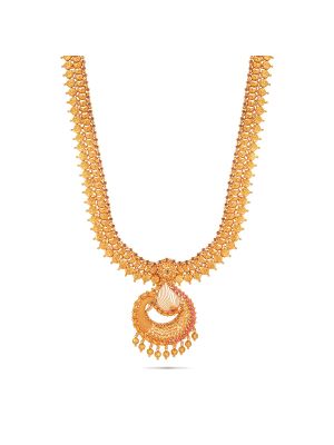 Alluring Peacock Gold Haram-hover