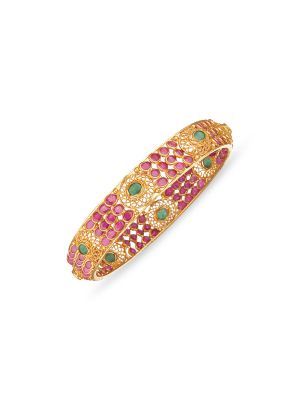 Fancy Gold Bangle-hover