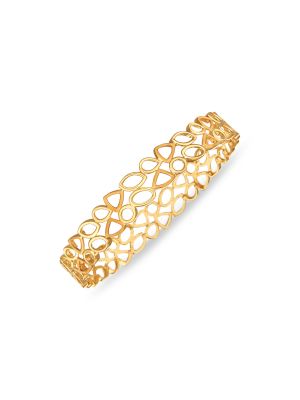 Trendy Gold Bangle-hover