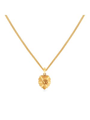 Om Gold Pendant-hover