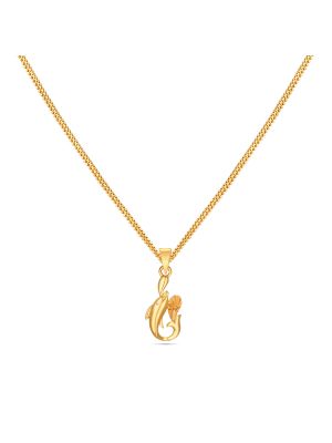 Dolphin Gold Pendant-hover