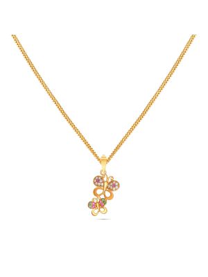 Gold Butterfly Pendant-hover