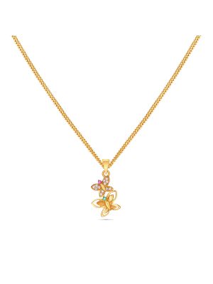 Gold Butterfly Pendant-hover