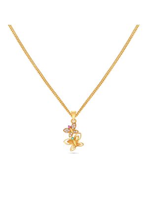 Gold Butterfly Pendant-hover