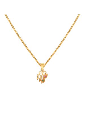 Trendy Gold Pendant-hover