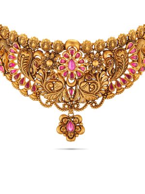 Elegant Bridal Choker Necklace-hover
