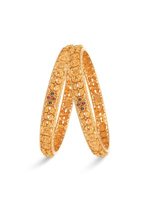 Exquisite Traditional Gold Bangle-hover