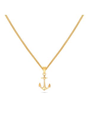 Gold Anchor Pendant-hover