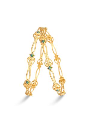 Latest Trendy Gold Bangle-hover