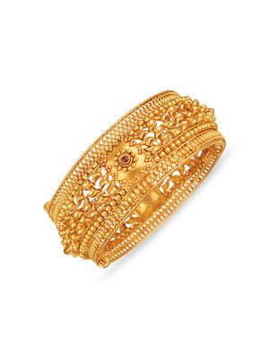 Traditional Bridal Gold Bangle-hover