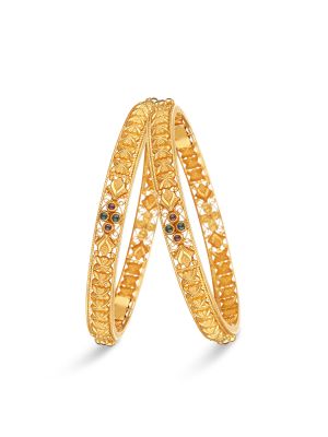 Enticing Gold Bangle-hover