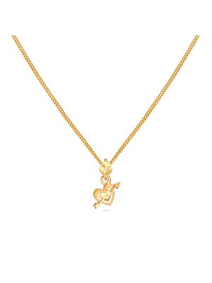 Adorable Heart Gold Pendant-hover