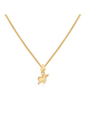 Adorable Heart Gold Pendant-hover