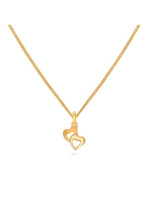 Adorable Heart Gold Pendant-hover