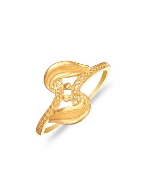 Eclectic Modern Gold Ring-hover