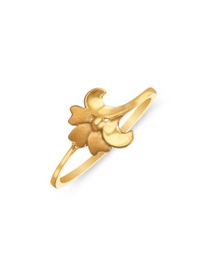 Glorious Gold Flower Ring-hover