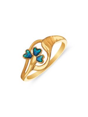 Glorious Gold Flower Ring-hover