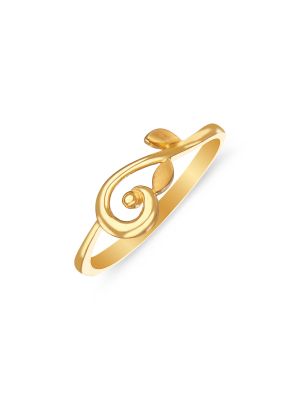 Eclectic Modern Gold Ring-hover