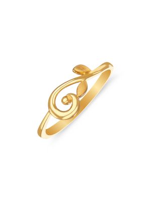 Eclectic Modern Gold Ring-hover