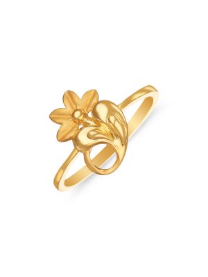 Glorious Gold Flower Ring-hover