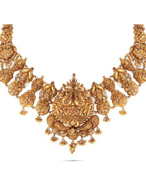 Mesmerising Nagas Gold Necklace-hover