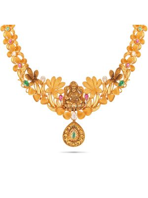 Exciting Gold Fancy Necklace-hover