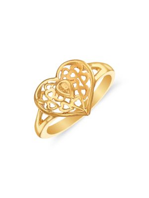 Glorious Heart Gold Ring-hover