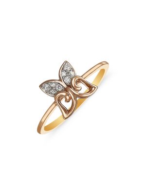 Butterfly Diamond Ring-hover