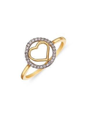 Heart Diamond Ring-hover