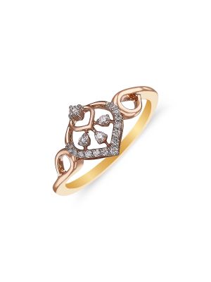 Glorious Floral Diamond Ring -hover