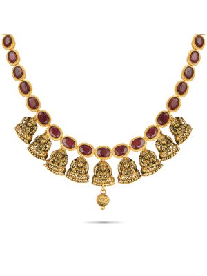 Mesmerising Gold Necklace-hover