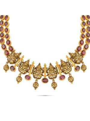Mesmerising Gold Necklace-hover