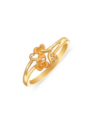 Glorious Gold Flower Ring -hover