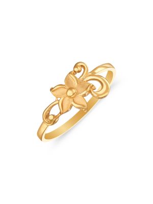 Glorious Gold Floral Ring -hover