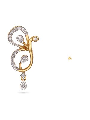 Elegant Diamond Drop Earring-hover
