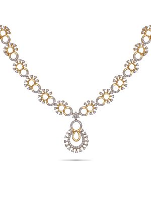 Alluring Diamond Necklace-hover
