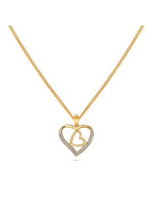 Diamond Heart Pendant-hover