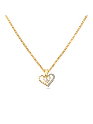 Diamond Heart Pendant-hover