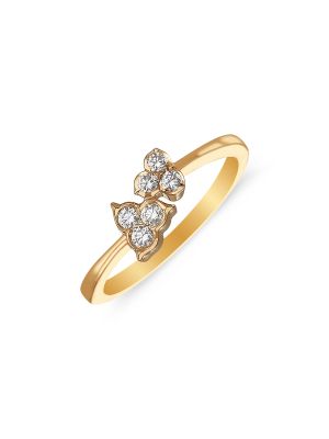 Glorious Diamond Flower Ring-hover