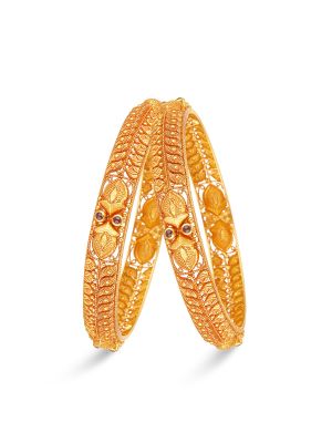 Exquisite Gold Bangle-hover