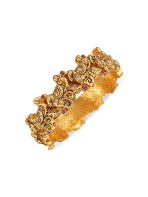 Exquisite Nagas Gold Bangle-hover