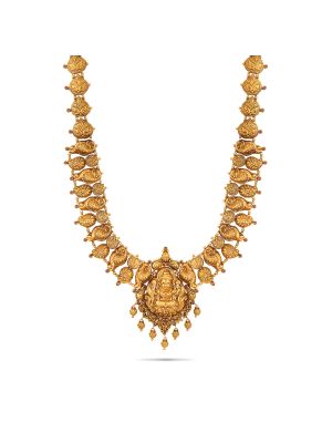 Mesmerising Nagas Antique Gold Haram-hover