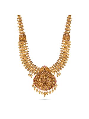 Mesmerising Nagas Antique Gold Haram-hover