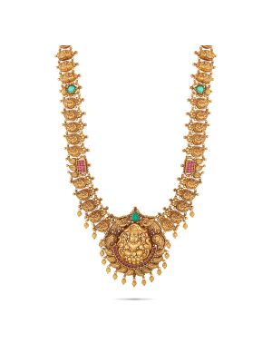 Mesmerising Nagas Antique Gold Haram-hover
