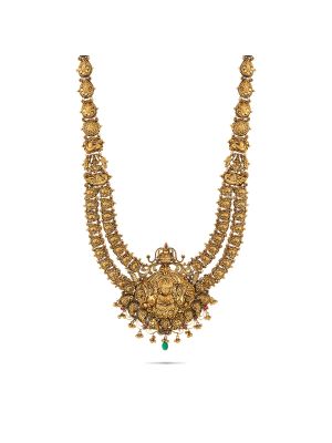 Mesmerising Nagas Antique Gold Haram-hover