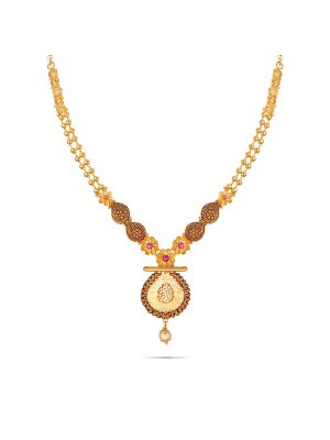 Exciting Gold Fancy Necklace-hover