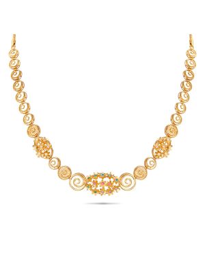 Elite Fancy Gold Necklace-hover