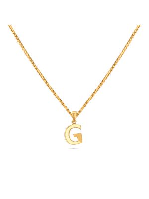 Letter G Gold Pendant-hover