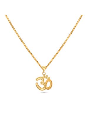 Divine Om Gold Pendant-hover