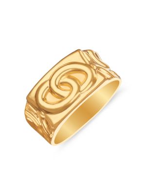 Attractive Mens Gold Ring-hover